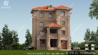 高雅和谐的欧式风格四层独栋别墅