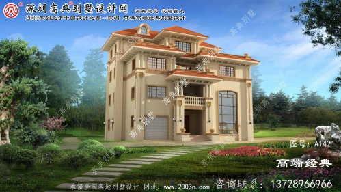 泗洪县农村三层别墅设计图纸