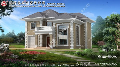 东海县二层别墅效果图