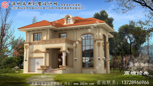 白下区自建别墅外观效果图