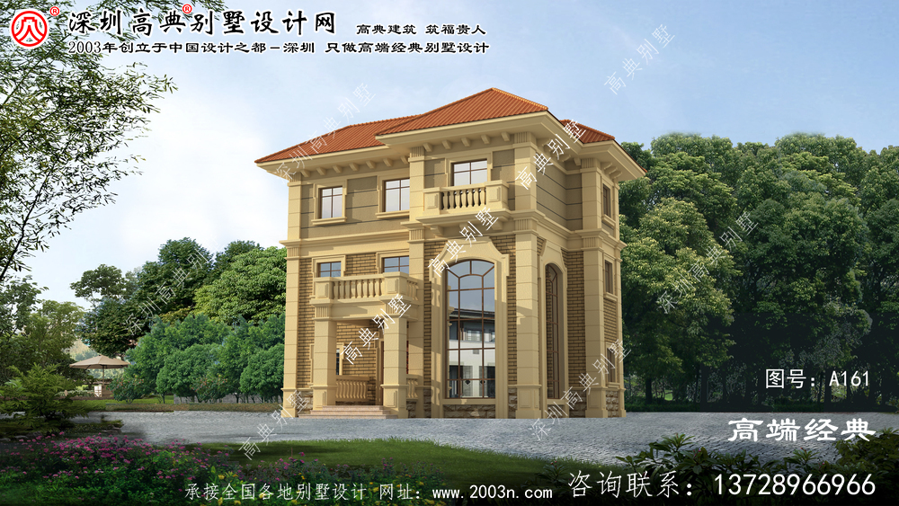 闸北区农村大别墅效果图
