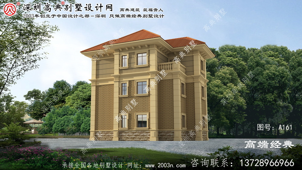 闸北区农村大别墅效果图