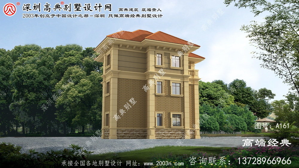 闸北区农村大别墅效果图