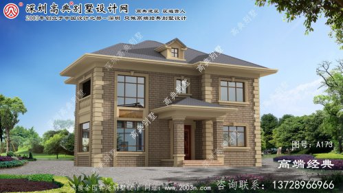 浦口区农村二层房屋设计图
