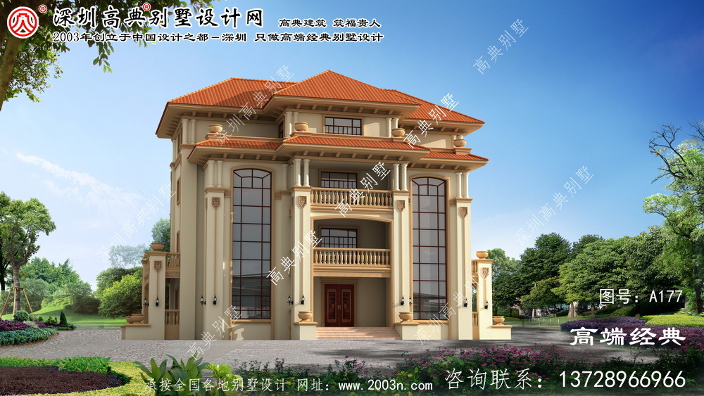 青浦区最新农村别墅设计图