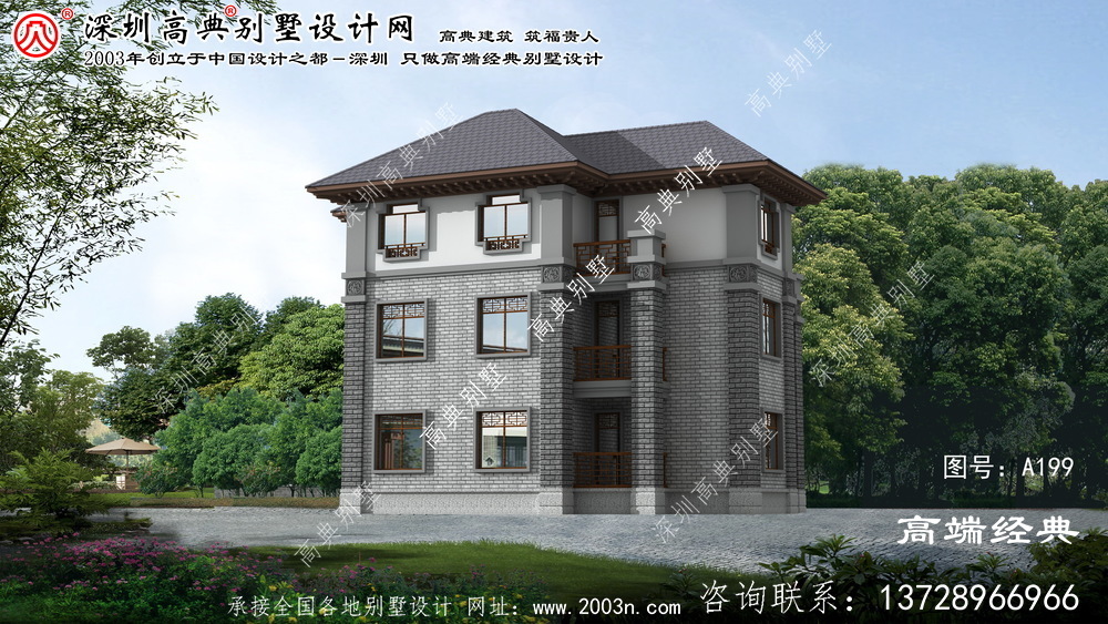 钟楼区农村小户型别墅设计