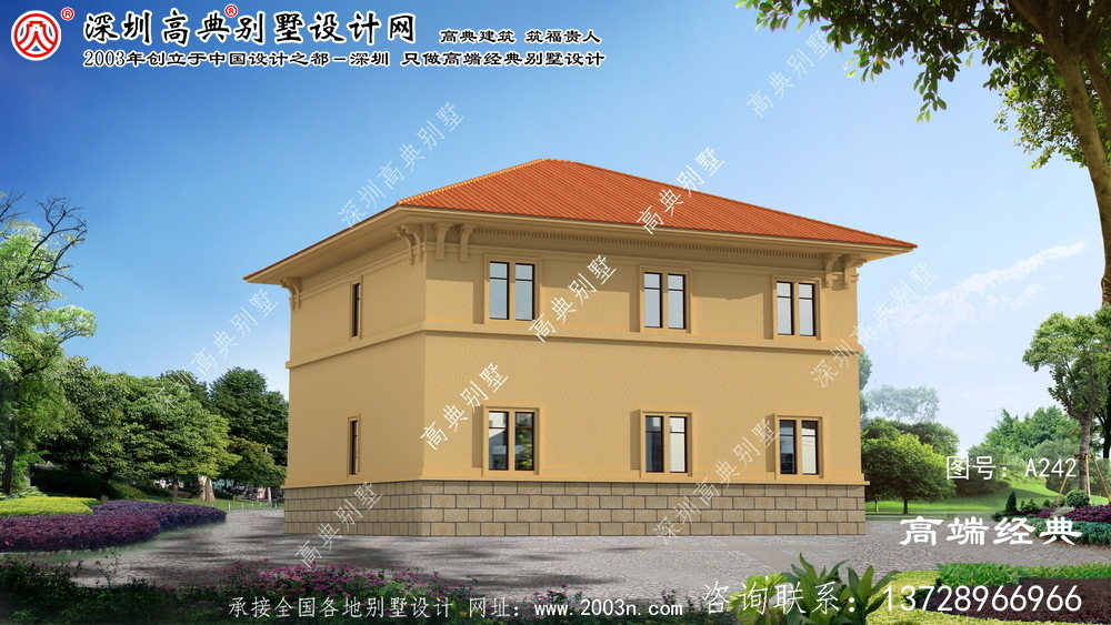 金阊区鲁班别墅设计图纸