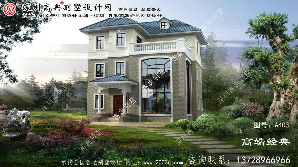 南长区农村三层楼房设计图纸