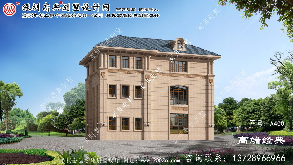 东阳市景宁畲族自治县今天给大家介绍五栋欧式自建别墅的图纸,富丽堂皇,成为村里最让人羡慕的一栋。