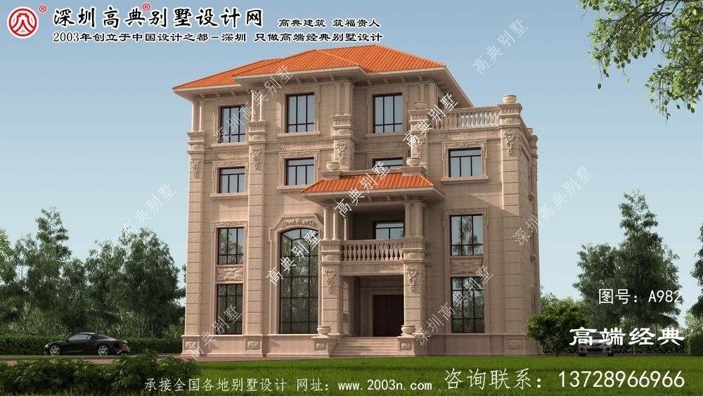 市北区欧式豪华别墅设计图
