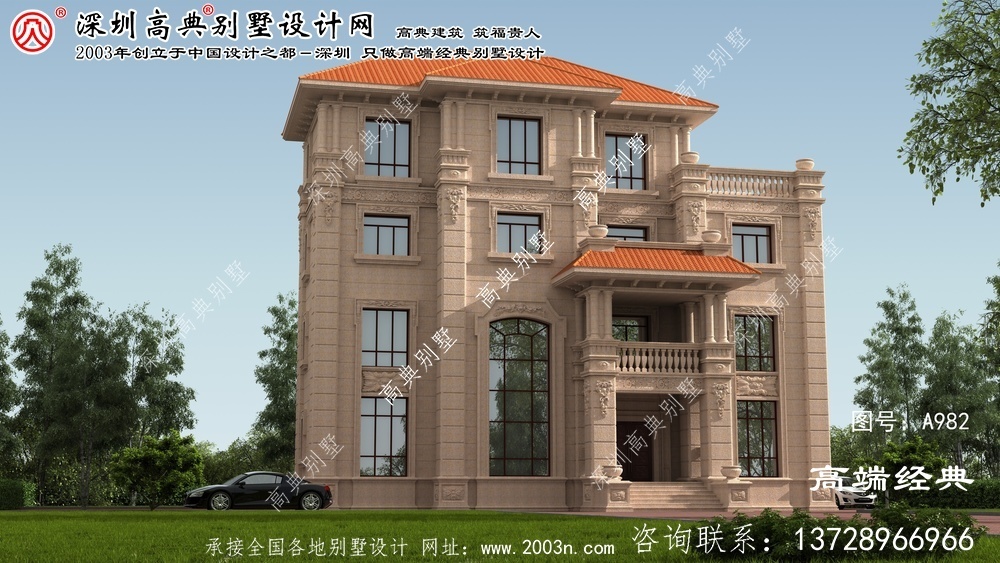 市北区欧式豪华别墅设计图