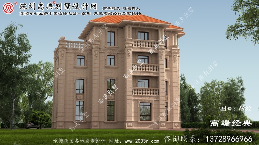市北区欧式豪华别墅设计图