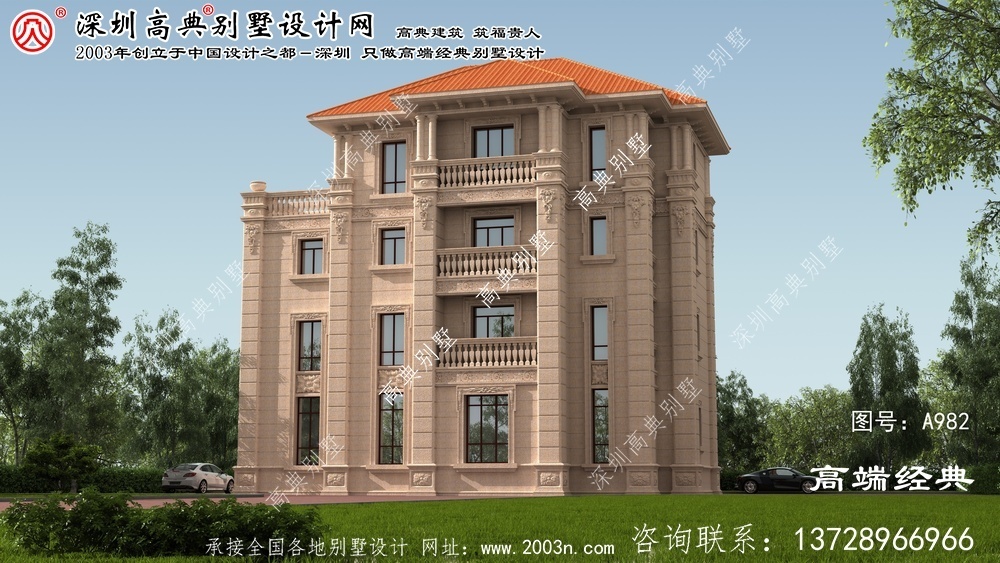 市北区欧式豪华别墅设计图