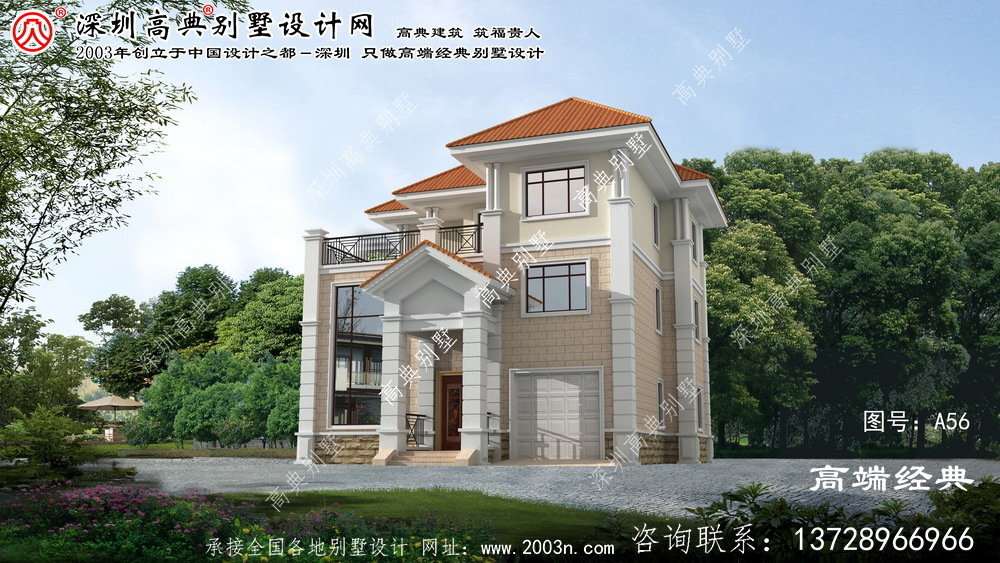 阜新市农村豪华别墅房屋设计图纸