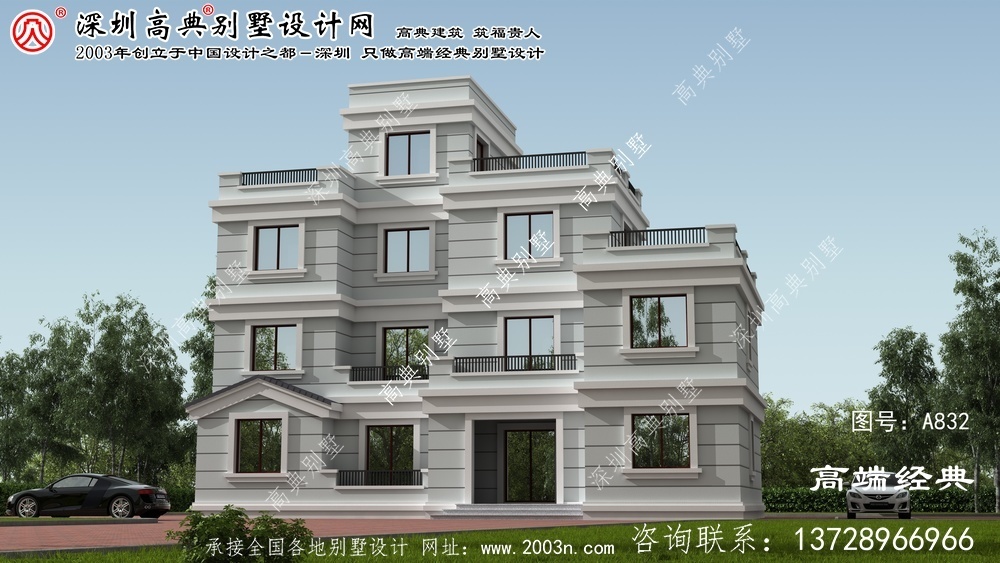 禹州市平顶别墅设计图