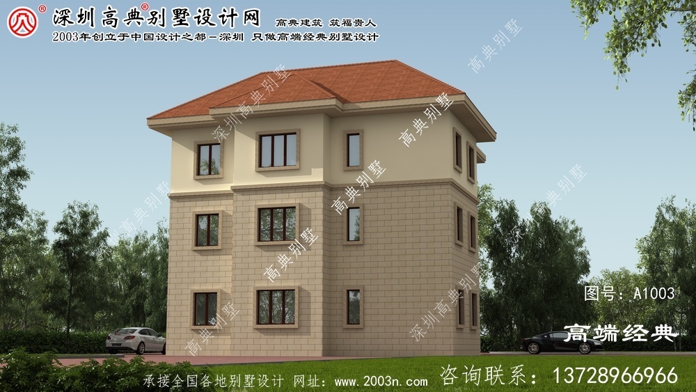 松滋市新型别墅设计图