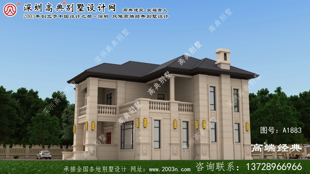 秀英区2层别墅平面图