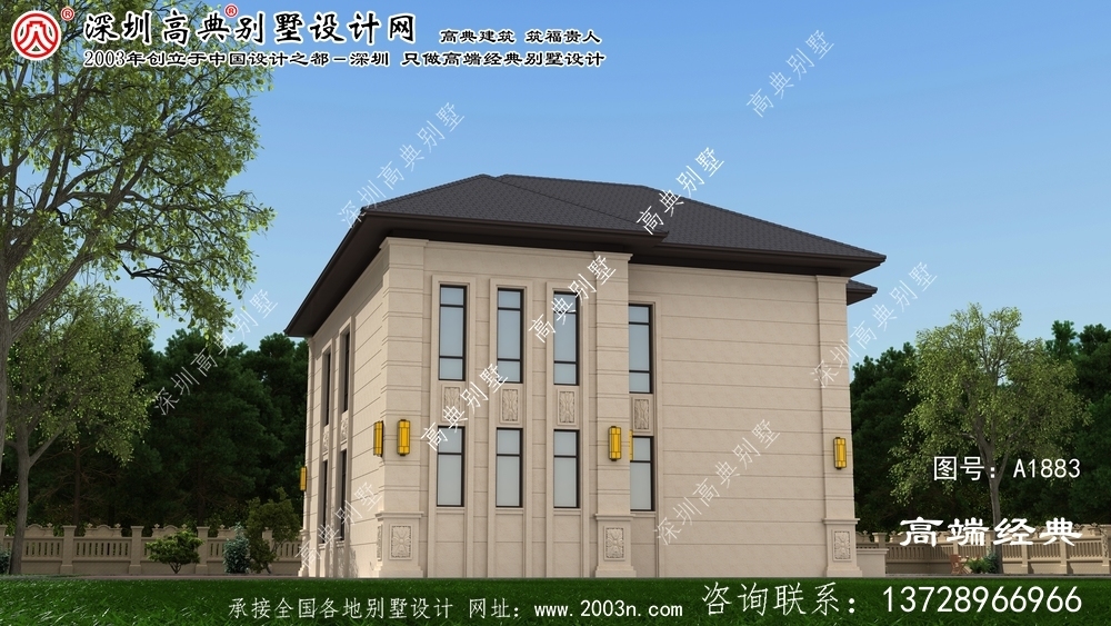 秀英区2层别墅平面图