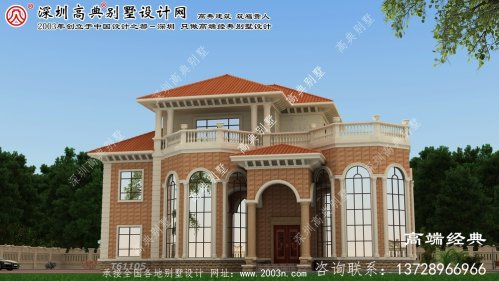元坝区复式别墅设计平面图	