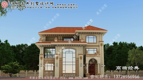 苍溪县农村三层别墅设计图	