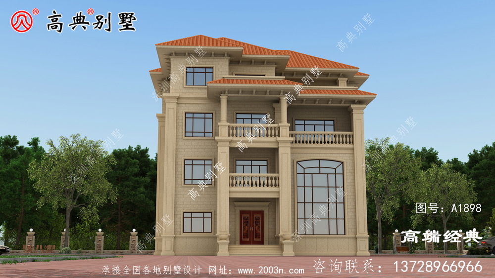 广南县农村四层别墅设计