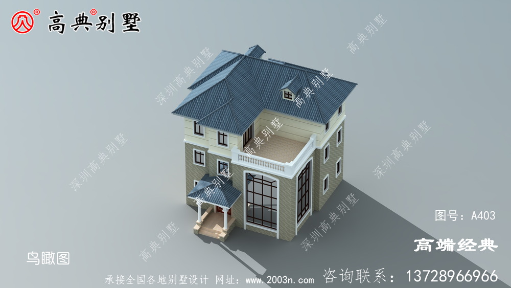 农村小别墅占地138平，豪宅既视感