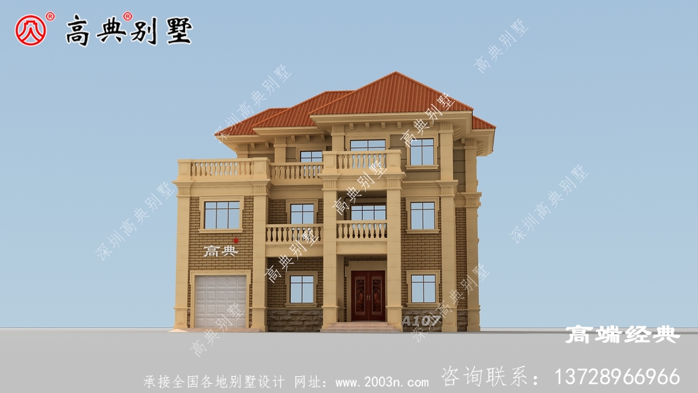 农村经济型小别墅图片