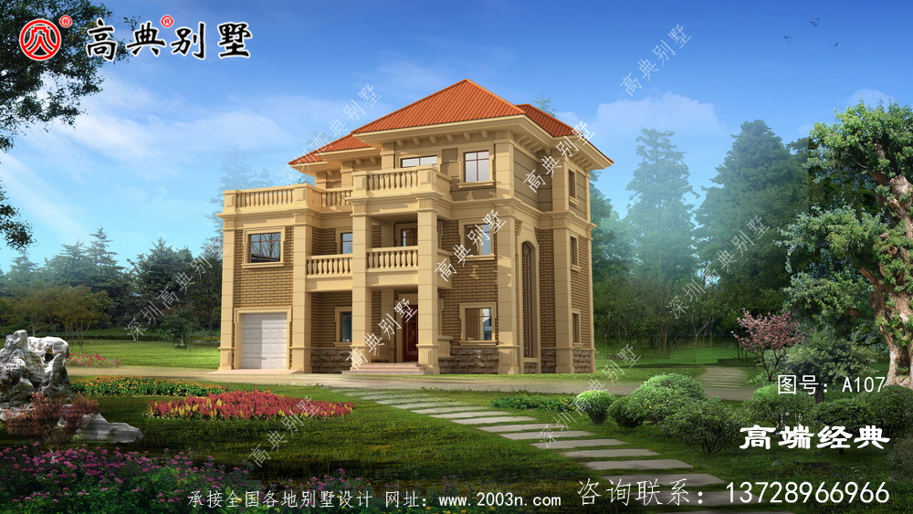 农村经济型小别墅图片
