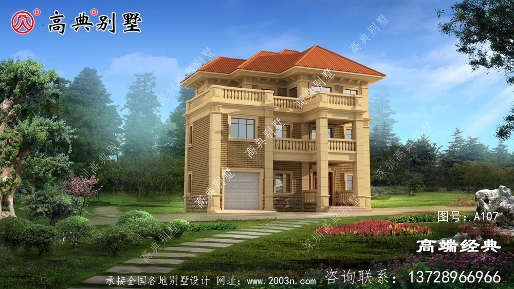 农村经济型小别墅图片