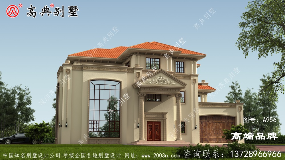 农村三层别墅外观美且大气，布局相当合理	