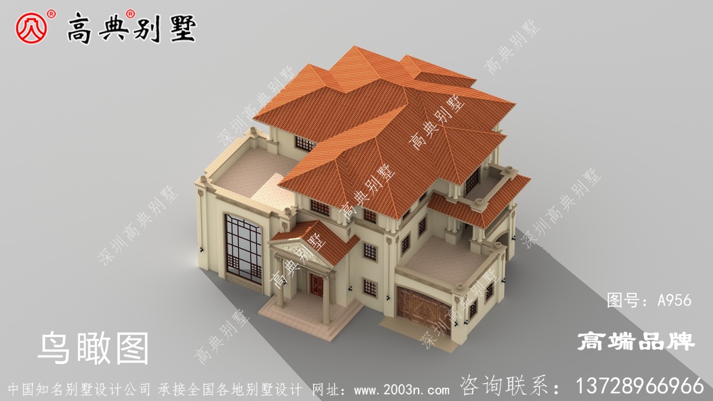 农村三层别墅外观美且大气，布局相当合理	