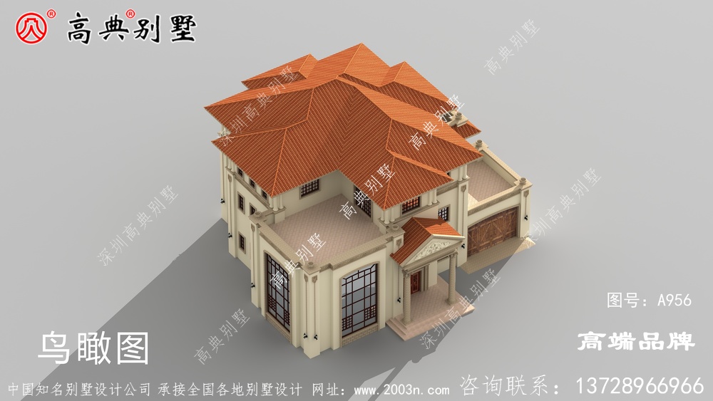 农村三层别墅外观美且大气，布局相当合理	