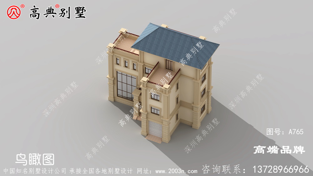 这款别墅体现简单而富有贵族气息