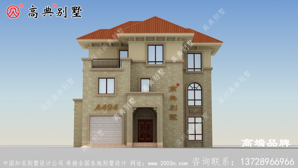 农村三层房屋设计图建在老家绝对亮眼!