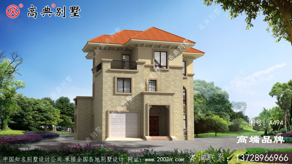 农村三层房屋设计图建在老家绝对亮眼!