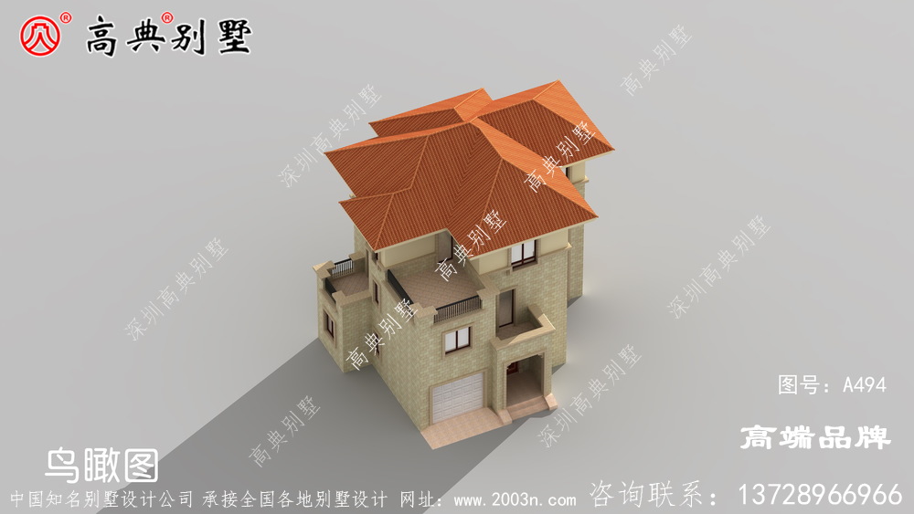 农村三层房屋设计图建在老家绝对亮眼!