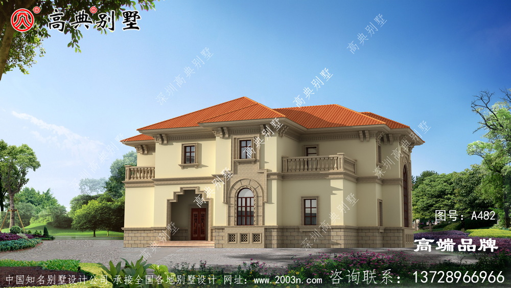 农村房屋基础设计图自建房子设计图，简约现代时尚。