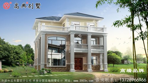 别墅外观效果图盖一栋既体面又能享受生活。