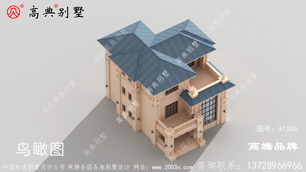 别墅颜色外观效果图多阳台和露台更是实用。