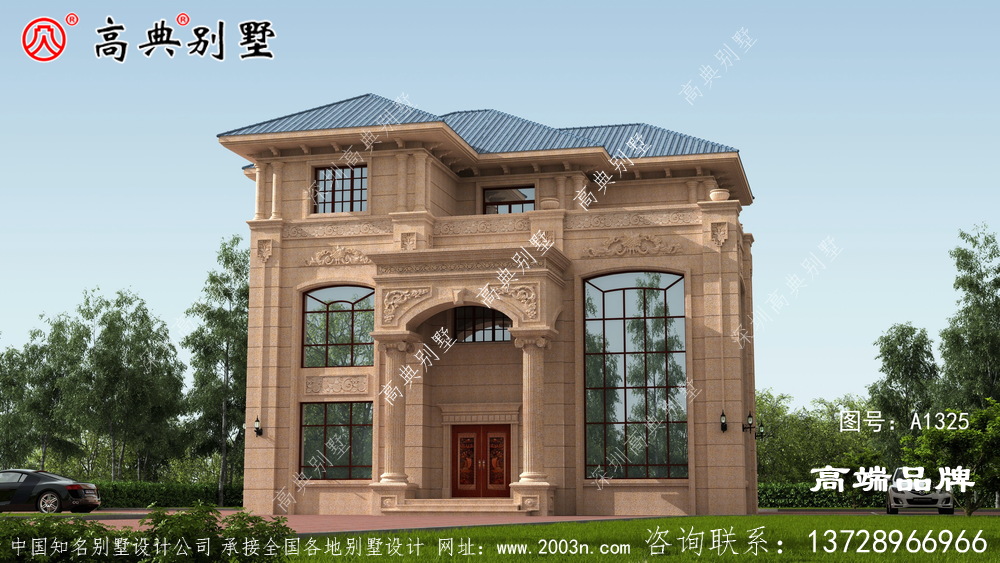 两层半小别墅外观图片农村建房热门款