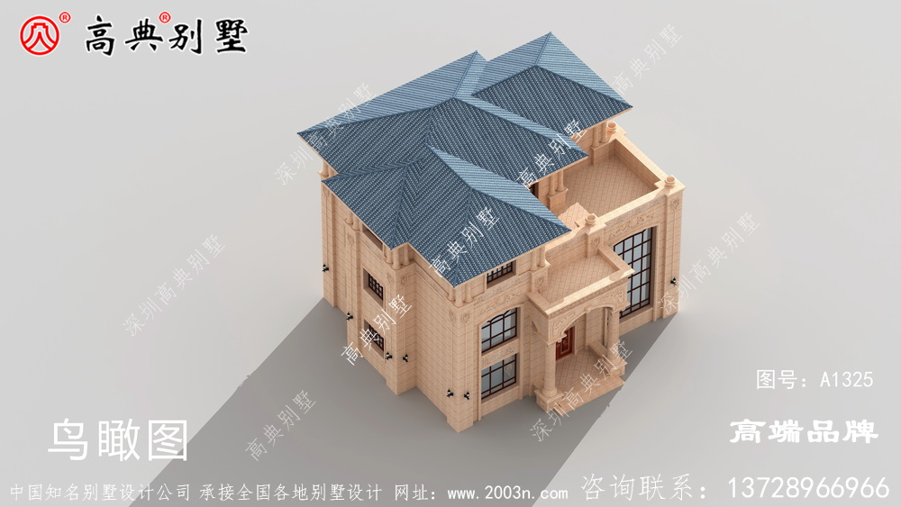 两层半小别墅外观图片农村建房热门款