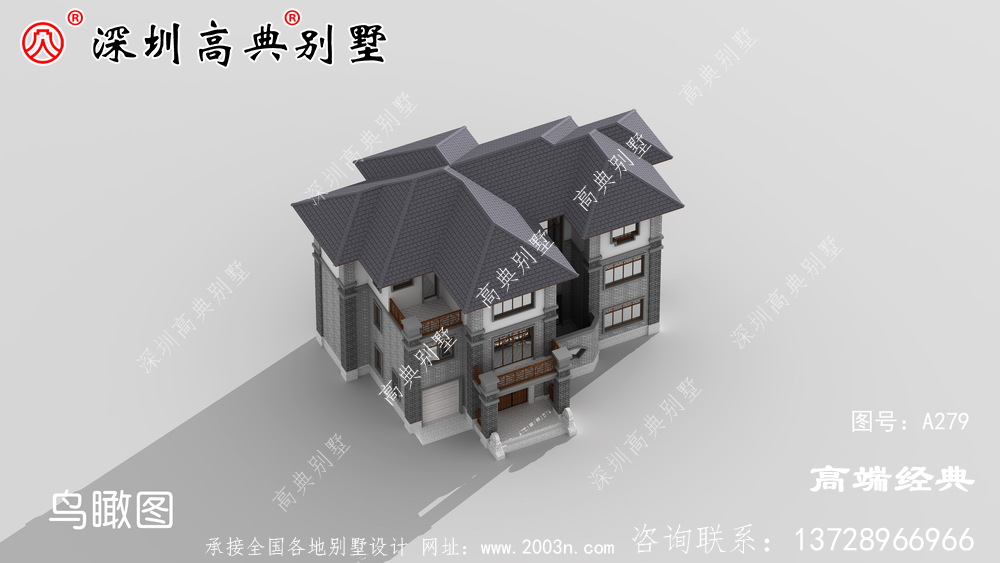 中式庭院别墅外观效果图大全，建一栋这样的房子才叫有品位