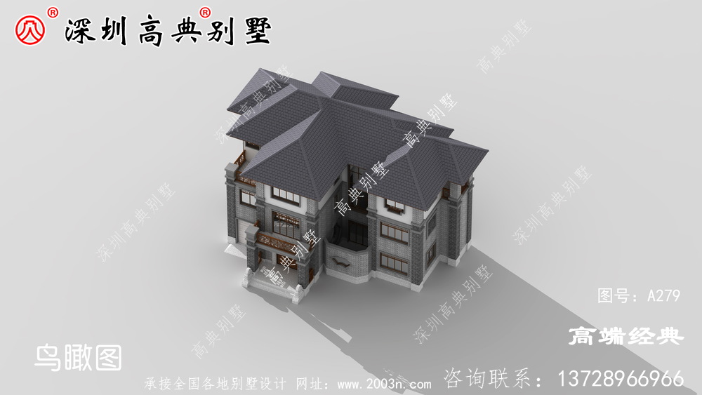 中式庭院别墅外观效果图大全，建一栋这样的房子才叫有品位