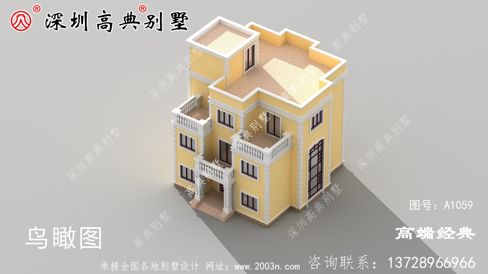 2020年全新农村四层别墅设计图，外观美极了
