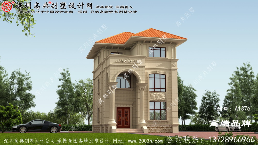 三层别墅 设计图 ，经济实用 ，布局合理