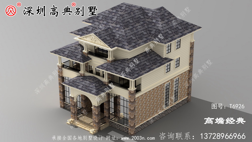 简单接地气自建房外观图,经济实用,最适合农村建设。