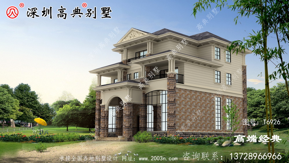 简单接地气自建房外观图,经济实用,最适合农村建设。
