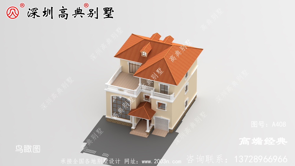 农村复式二层半别墅图,这样建的房子,住着更舒适