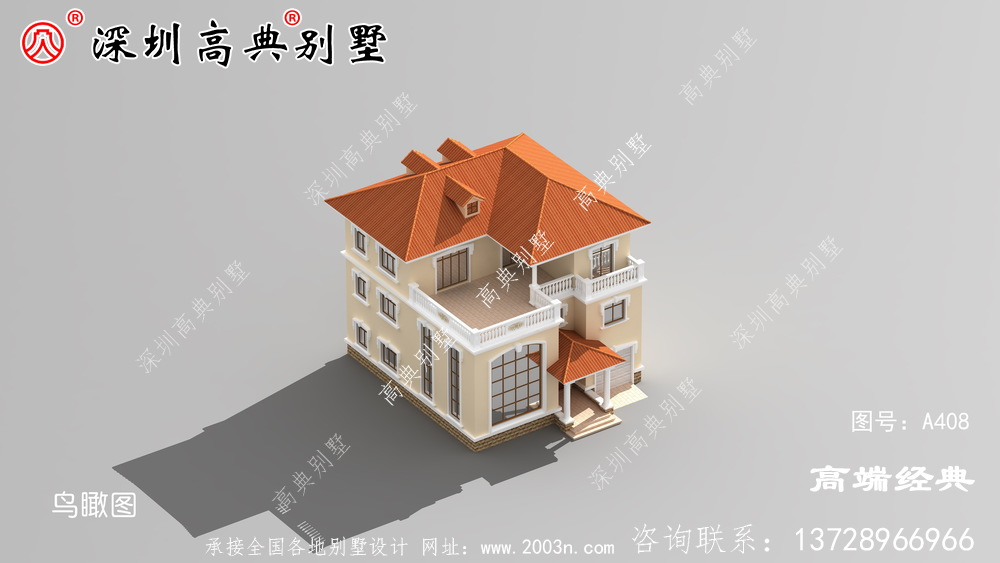 农村复式二层半别墅图,这样建的房子,住着更舒适