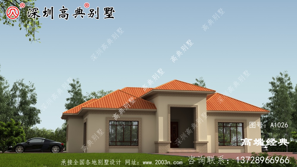 如果你真的考虑父母,建造一栋实用的单层小平房是最合适的